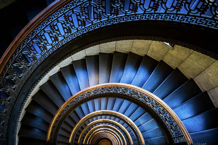Pittsburgh Photograph - Blue Spiral by John Duffy
