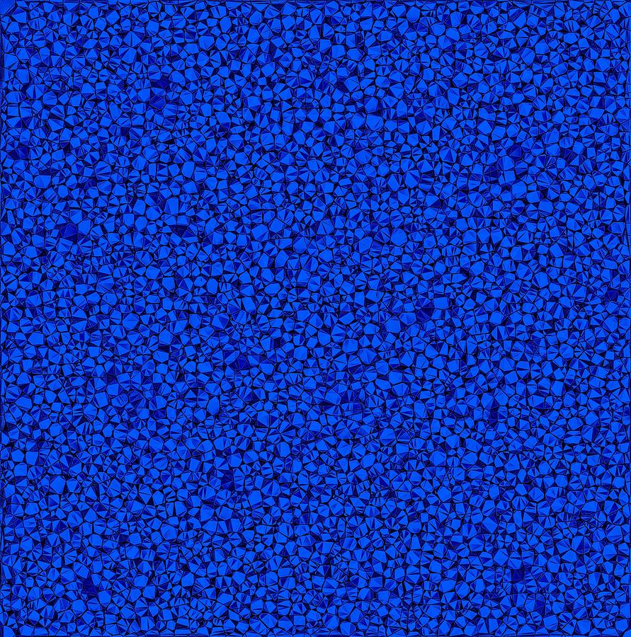 Blue Sponge Suction Cup Digital Art