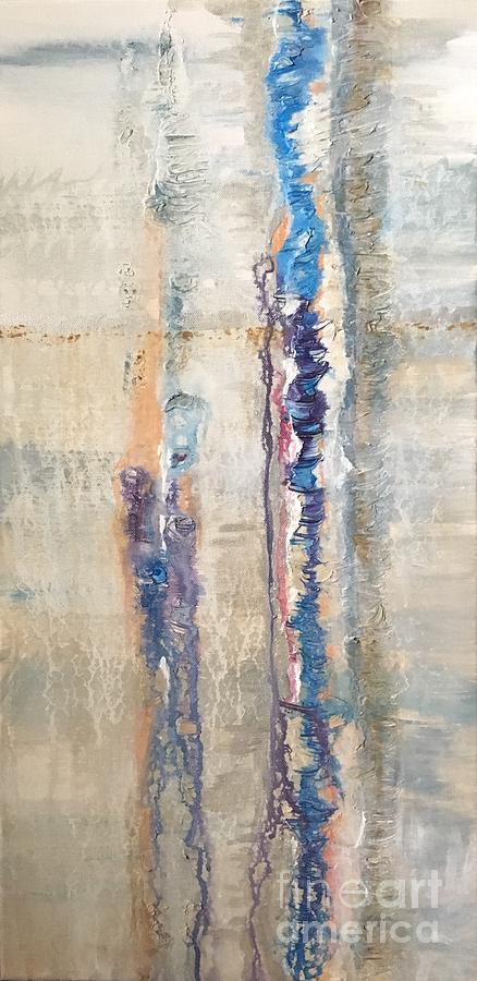 Blue Streak  Painting by Linda Cranston