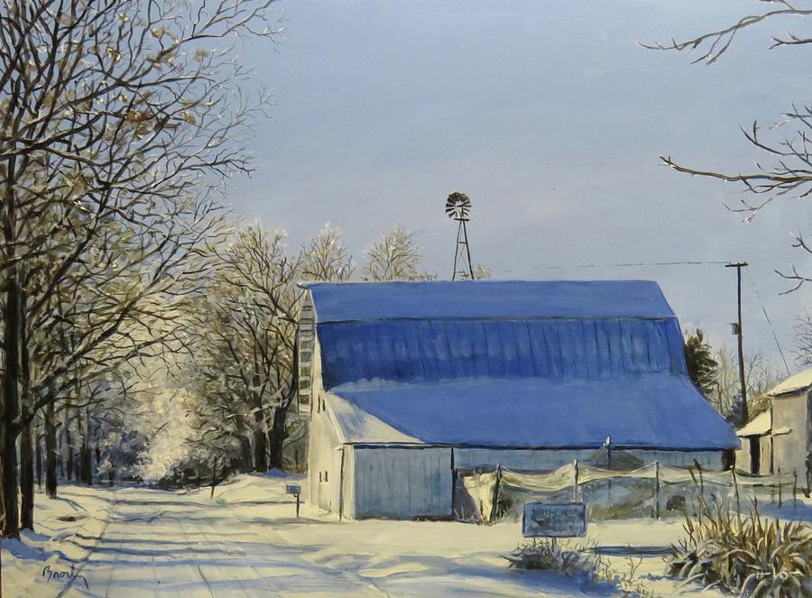 Blue Sunday Painting by William Brody