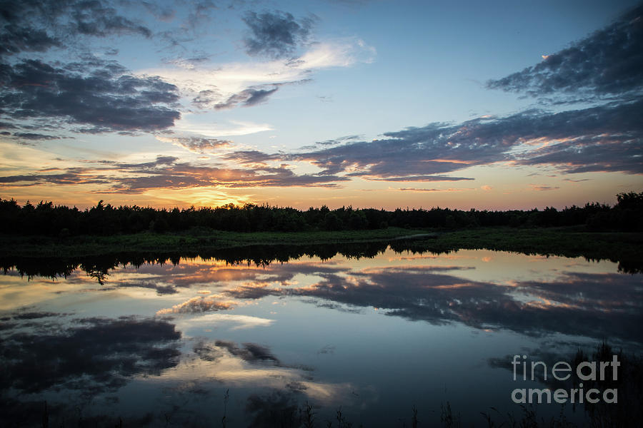 Blue Sunset Photograph by Cheryl McClure