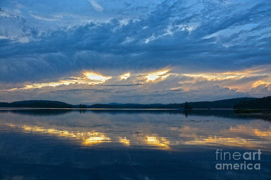 Blue Sunset Photograph by Christine Dekkers