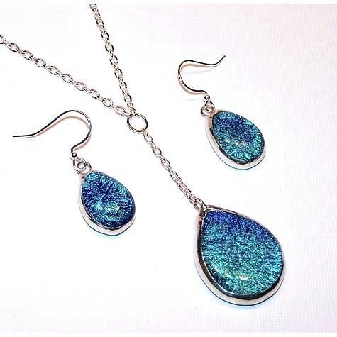Jewelry Jewelry - Blue Teardrop Dangle by Kelly DuPrat