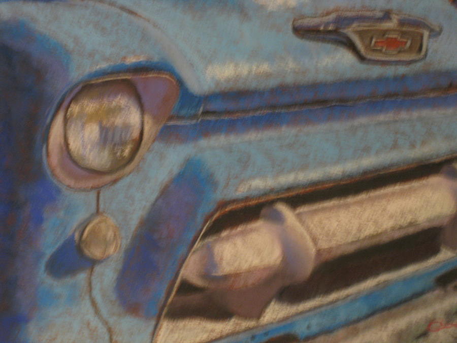 Blue Truck Painting by Constance Gehring