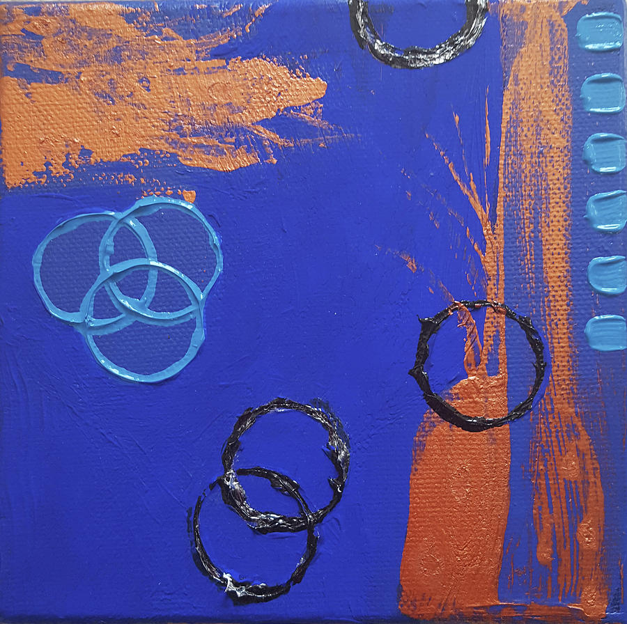 Blue Velvet Painting by Diana Hrabosky