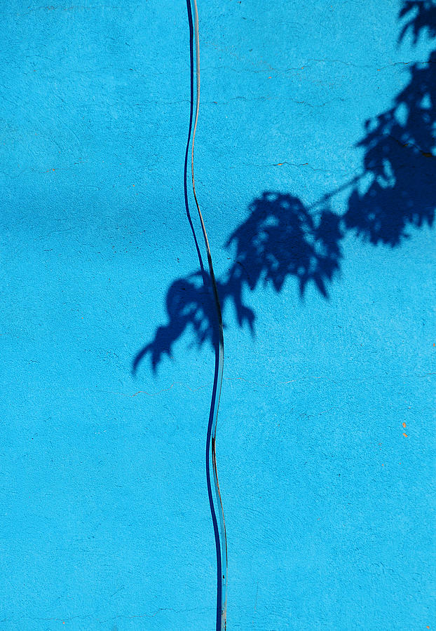 Blue Wall Photograph by JoAnn Lense