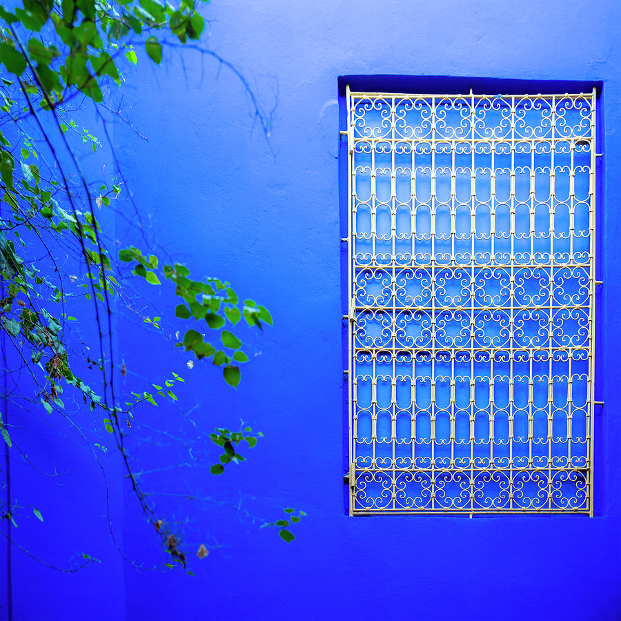Blue Wall Photograph by Svetlana Sewell
