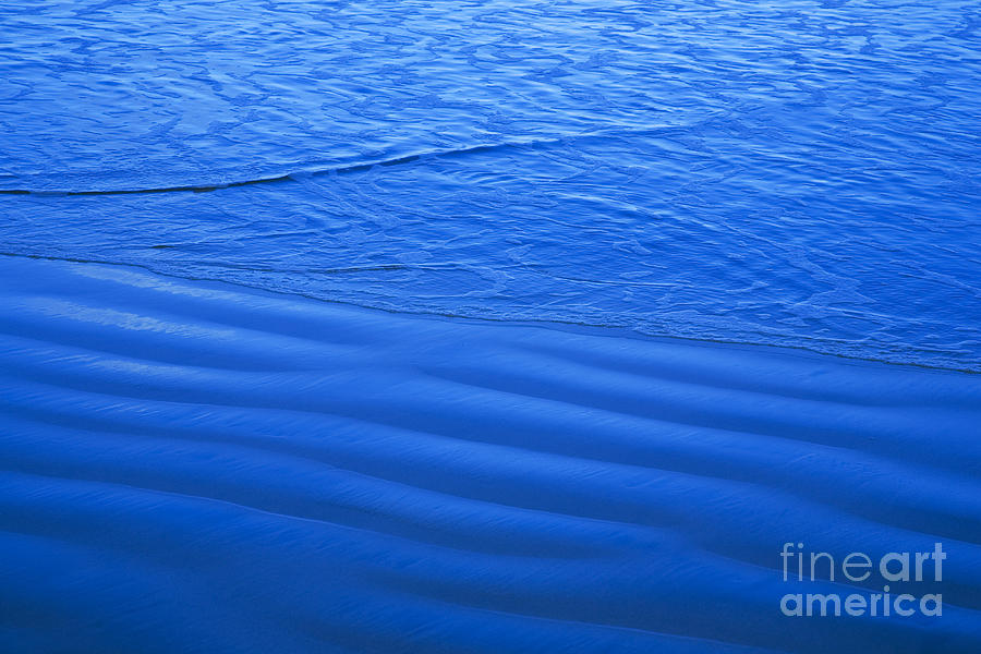 Skyline Photograph - Blue Water and Shore by Dana Edmunds - Printscapes