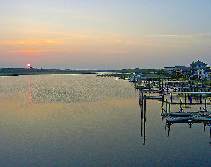 Blue Water Point sunset Photograph by Robert Ponzoni | Fine Art America