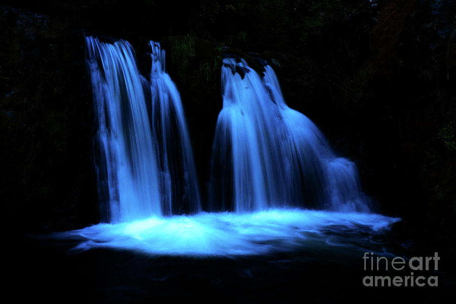 Blue Waterfall by Michael Cross Blue Waterfall by Michael Cross