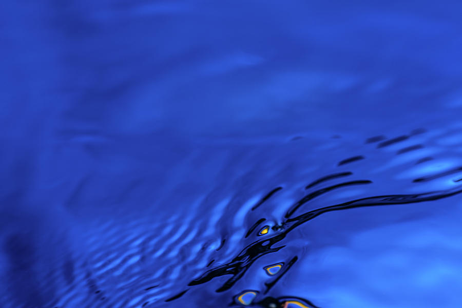 Blue Wave Abstract Number 5 Photograph