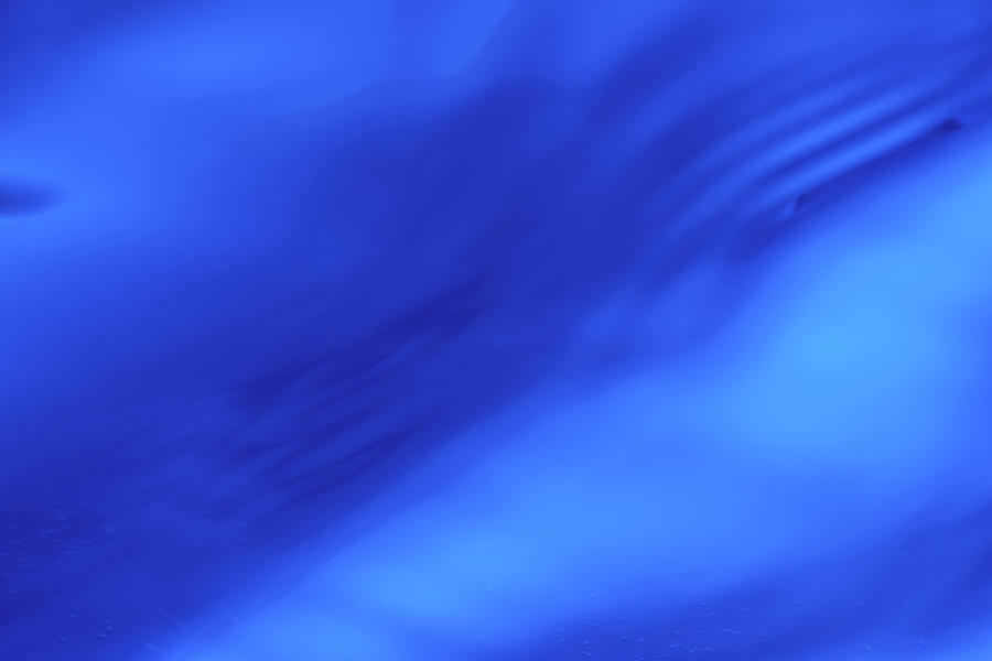 Blue Wave Abstract Photograph