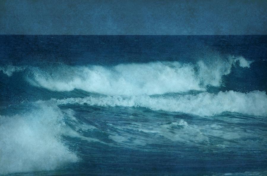 Blue Waves - Jersey Shore Photograph by Angie Tirado