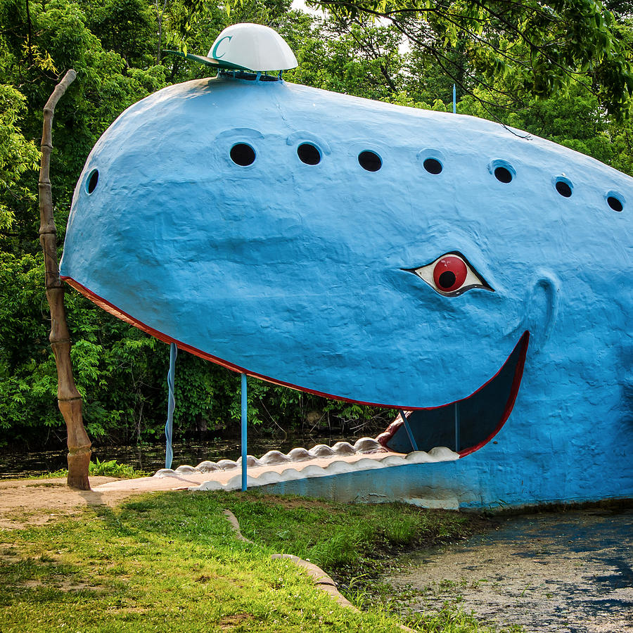 Blue Whale Catoosa Oklahoma Route 66 Photograph by Bert Peake