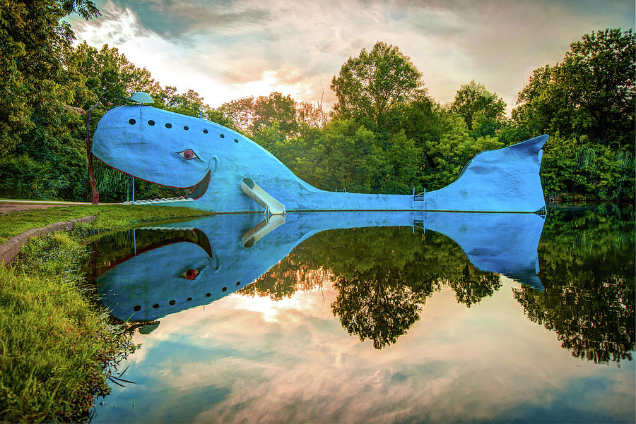 Blue Whale of Route 66 - Catoosa Oklahoma Photograph by Gregory Ballos