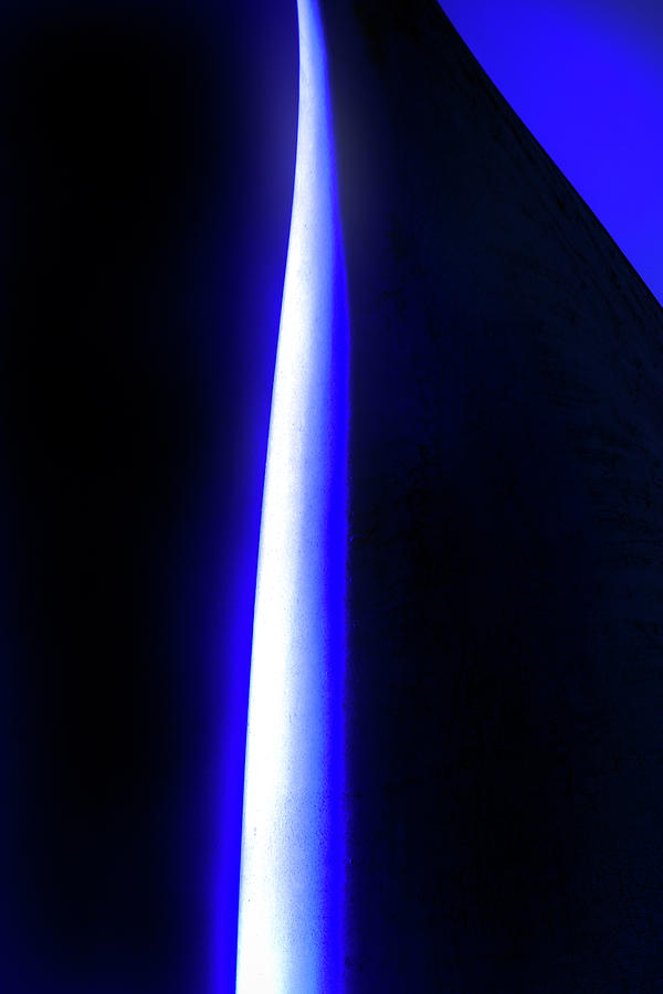 Blue-White-Black Abstract Photograph by Don Johnson