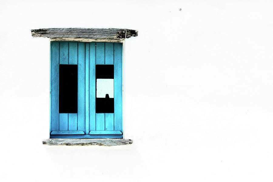 Blue Window Photograph - Blue Window by Edgar Laureano