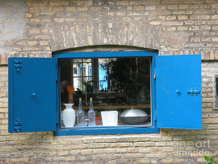 Blue Window Photograph by Jim Goodman