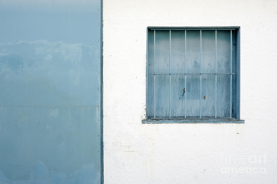 Blue Window Photograph by John  Mitchell