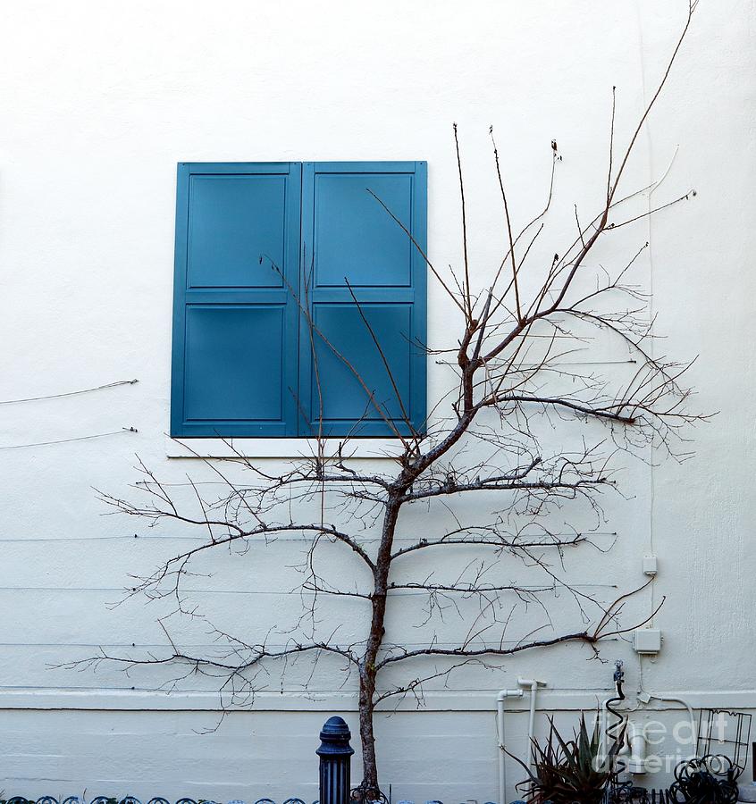 Blue Window Photograph by Marcia Lee Jones