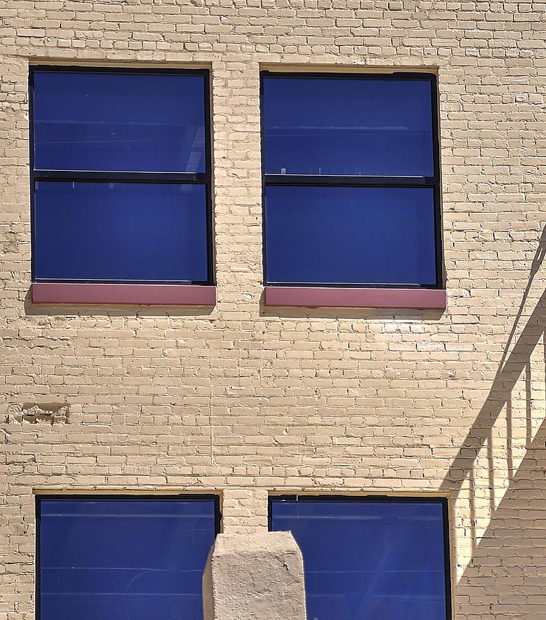 Blue Windows 5370 Photograph by Jerry Sodorff