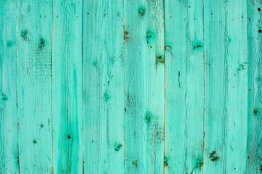 Blue Wooden Planks Photograph by John Williams
