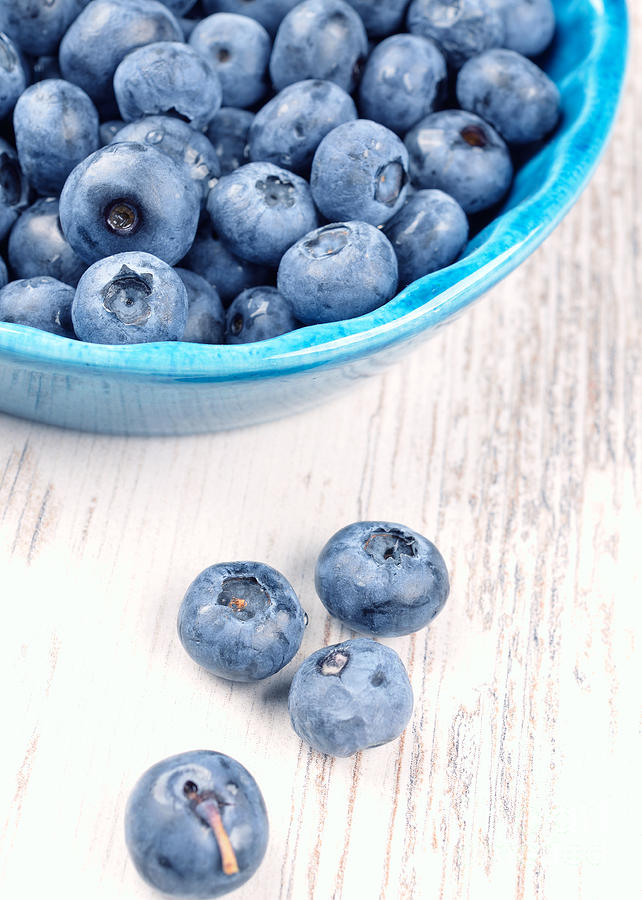 Blueberries Photograph by Andreas Berheide