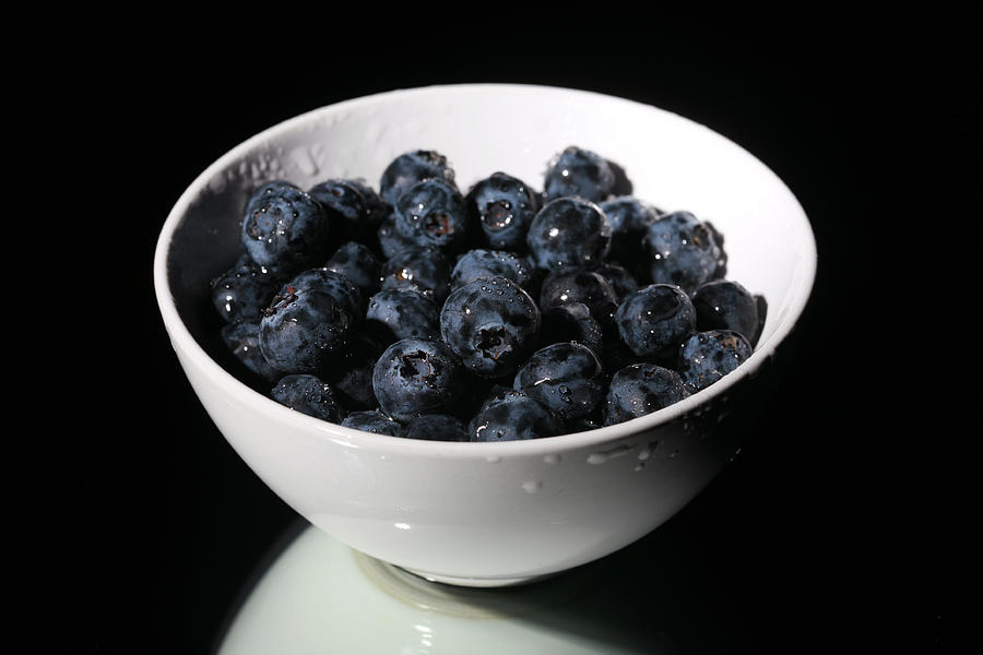 Blueberry Photograph - Blueberries by Mike Ledray