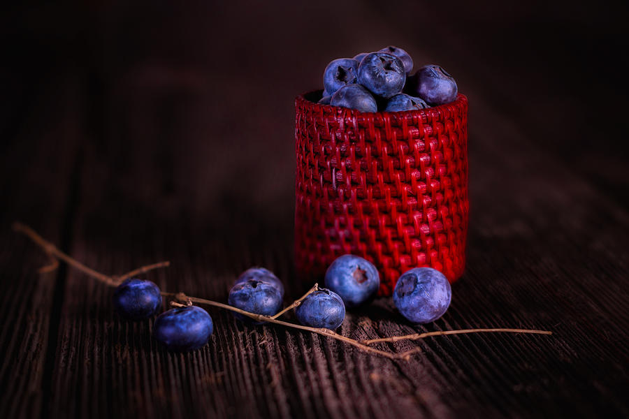 Blueberry Photograph - Blueberry Delight by Tom Mc Nemar