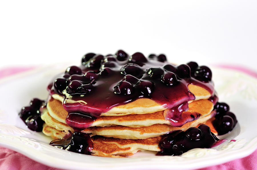Blueberry Pancakes Photograph by Betty LaRue