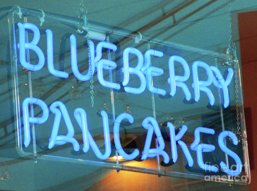 Blueberry Pancakes Photograph by Randall Weidner