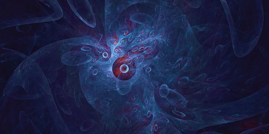 Blueblood Nebula Digital Art by Doug Morgan