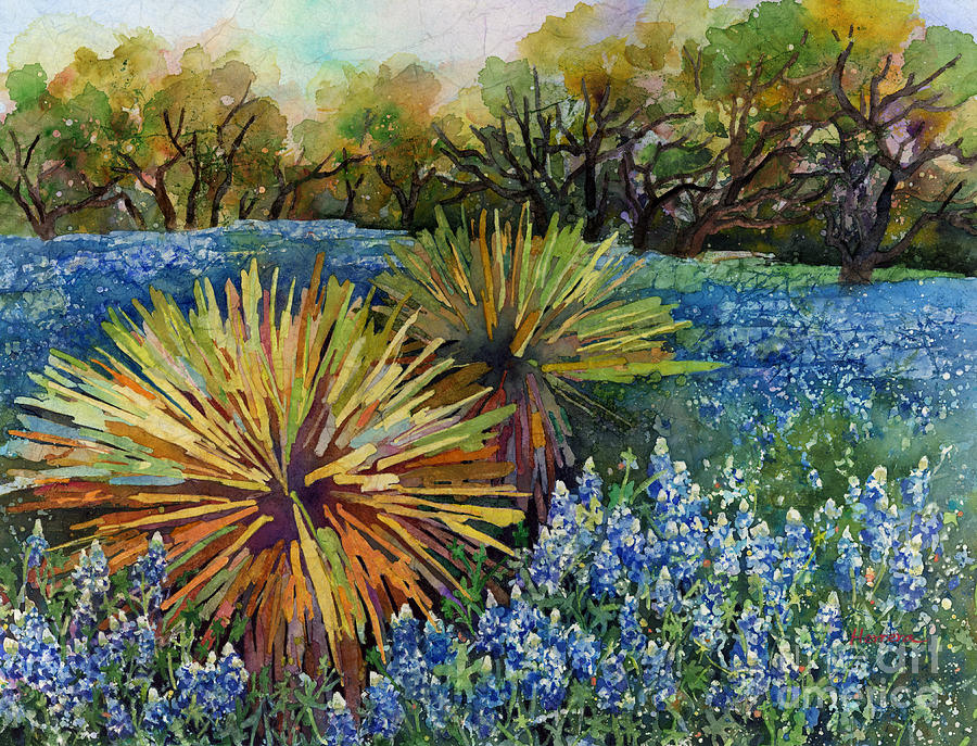 Bluebonnets and Yucca by Hailey E Herrera Bluebonnets and Yucca by Hailey E Herrera