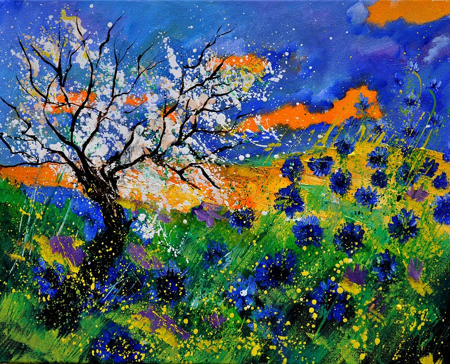 Bluecornflowers 451120 Painting