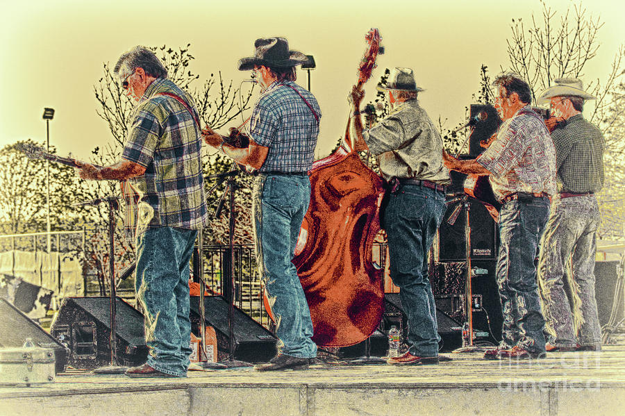 Music Photograph - Bluegrass Evening by Robert Frederick