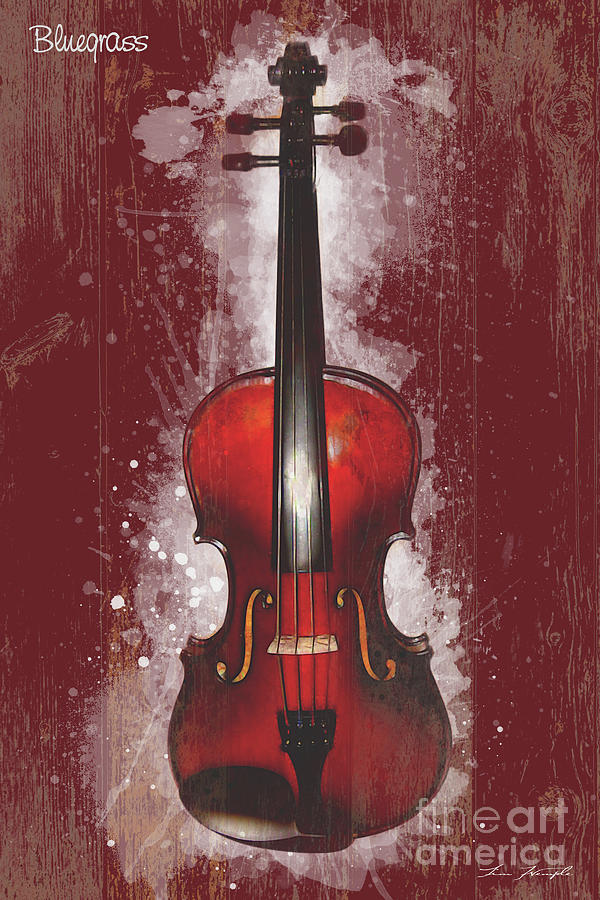 Bluegrass Fiddle Digital Art by Tim Wemple