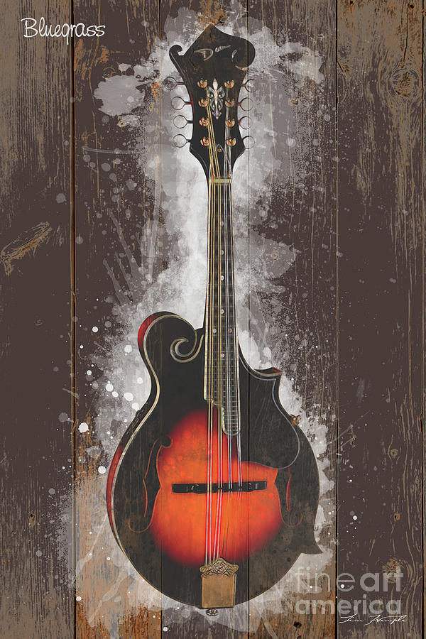 Bluegrass Mandolin Digital Art by Tim Wemple