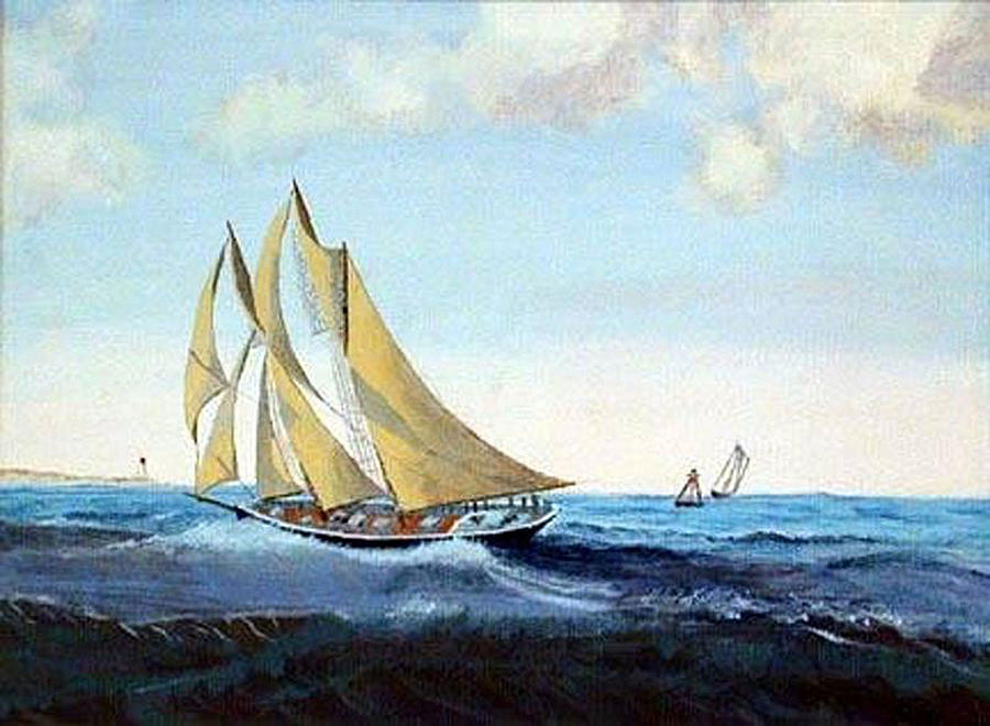 Bluenose Painting by Richard Le Page