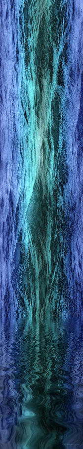 Bluepanel 7 Digital Art by WB Johnston