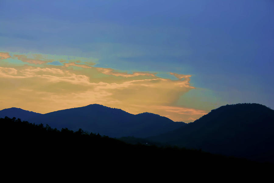 Blueridge Sunset Photograph by Robert Wilder Jr