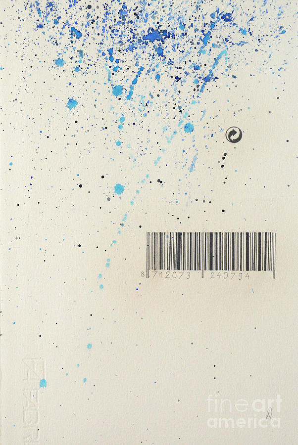 Abstract Mixed Media - Blues by Ana Markovic