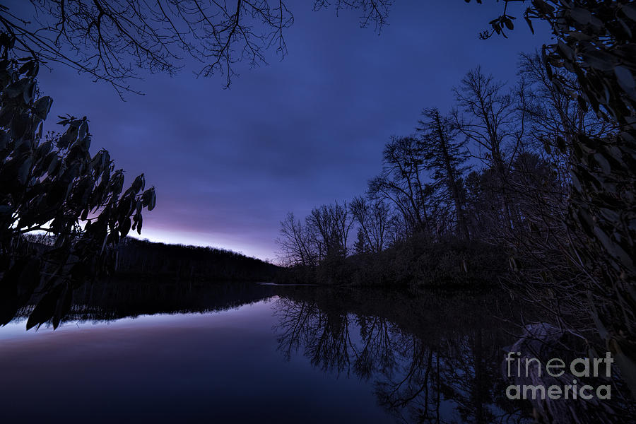 Blues at the Lake Photograph by Robert Loe