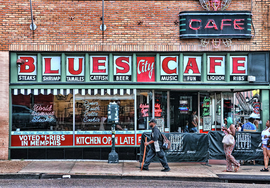 Blues City Cafe - Memphis Photograph by Allen Beatty