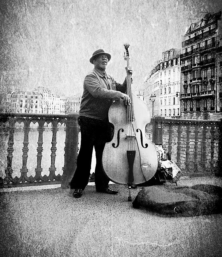 Paris Photograph - Blues Man II by Louise Fahy