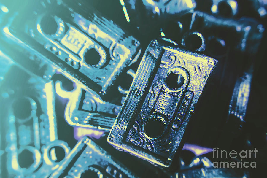 Blues on cassette Photograph by Jorgo Photography