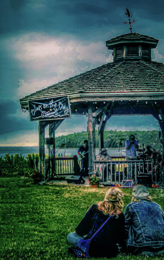Blues on the Bay Photograph by Terry Ann Morris