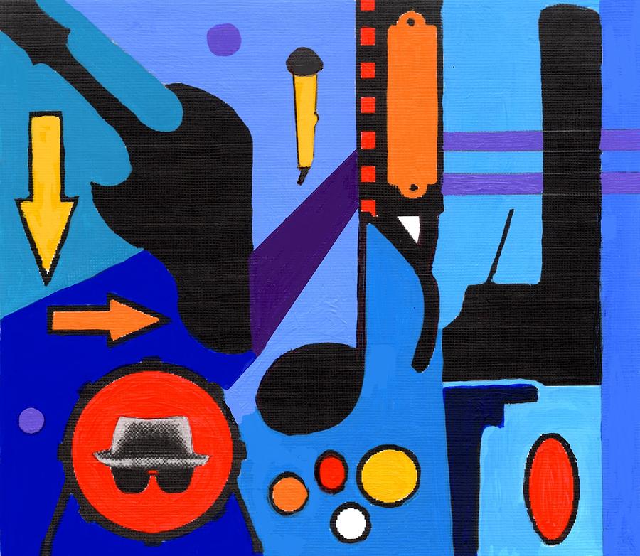 Blues1 Painting by Joe Dagher