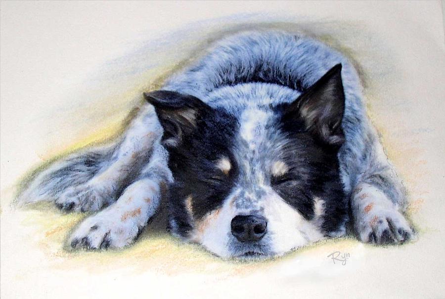 Bluey Painting by Ryn Shell