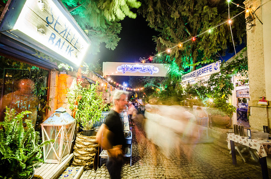 Blur of Action in Alacati Photograph by Anthony Doudt