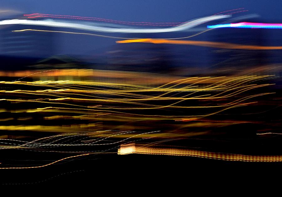 Blurred City Photograph by Russell Bonovitch - Fine Art America